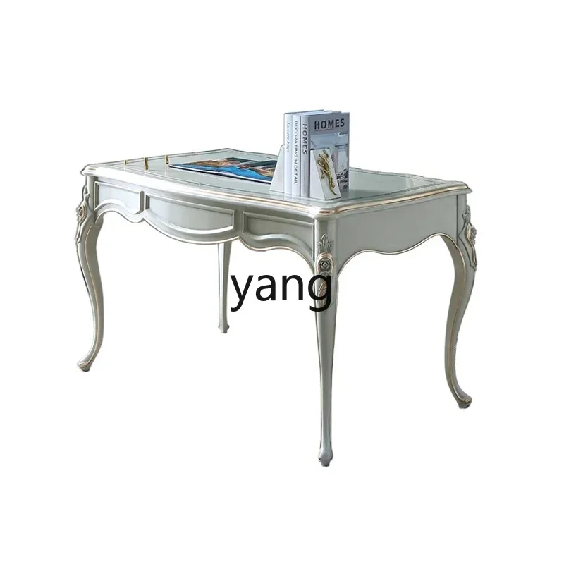 

LTT retro study full solid wood calligraphy table computer desk