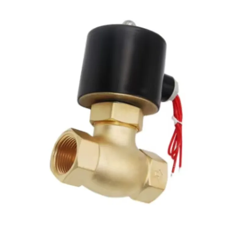 صمام التحكم في المياه بالملف اللولبي النحاسي، AC110V/220V/DC24V، 1/2 "-2" لأنظمة خطوط أنابيب السوائل