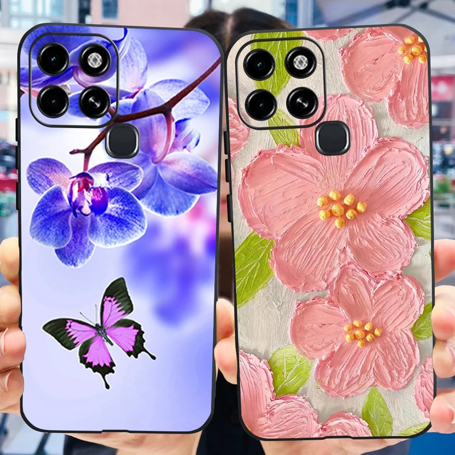 For Infinix Smart 6 Case X6511 X6511E Cute Fashion Painted Cover Soft Phone Case For Infinix Smart 6 Plus Smart6 HD Fundas Coque