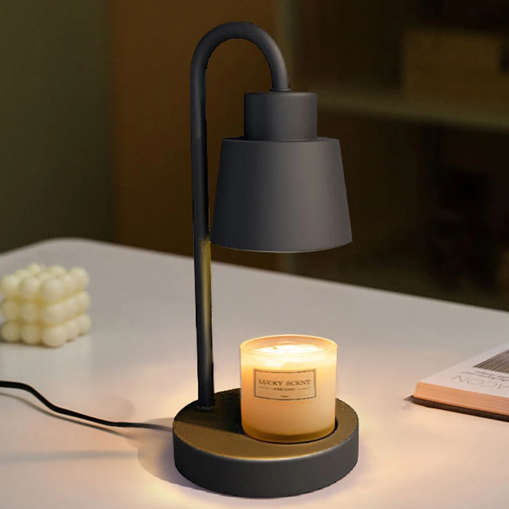 Lilin Listrik Lampu Meja Lebur Lampu Pemanas Lilin Retro Lilin Aman Sakelar Peredupan Cahaya Lebih Hangat untuk Dekorasi Kamar Tidur