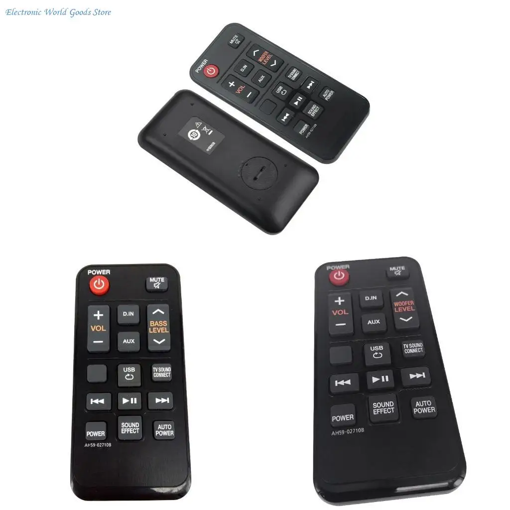 A3PD Black Remote for HW-J250 HW-JM25 for ECHO AH59-02710B Remote Controller Replacement for Audio Sound Bar