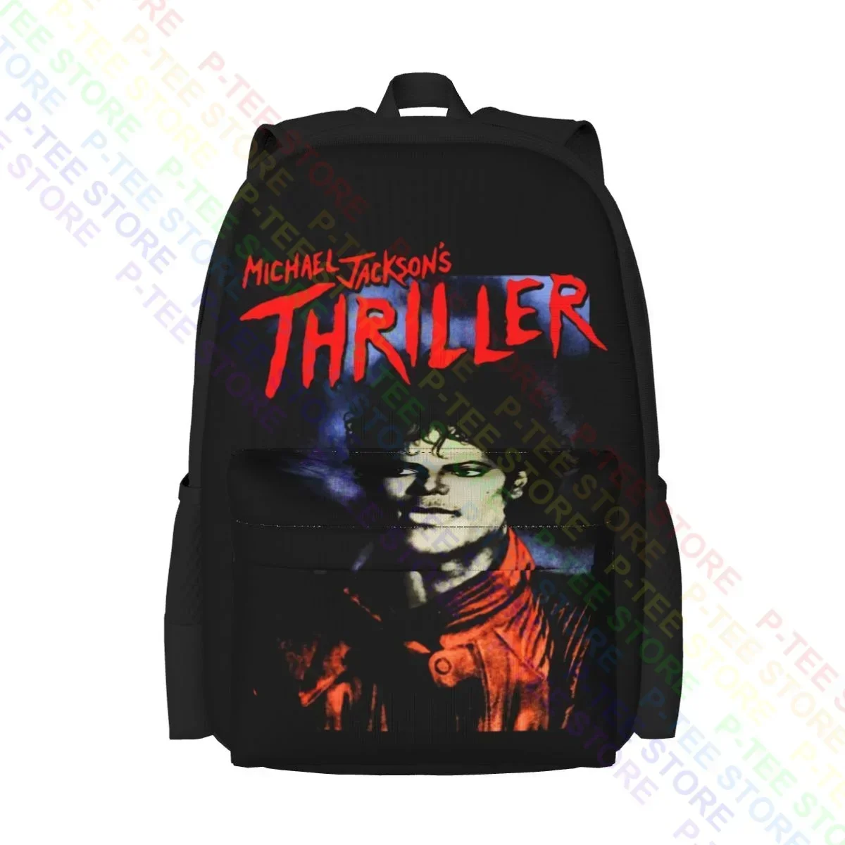 

Michael Jackson Thriller Large Capacity Backpack Print Softback Gymnast Bag Riding Backpack