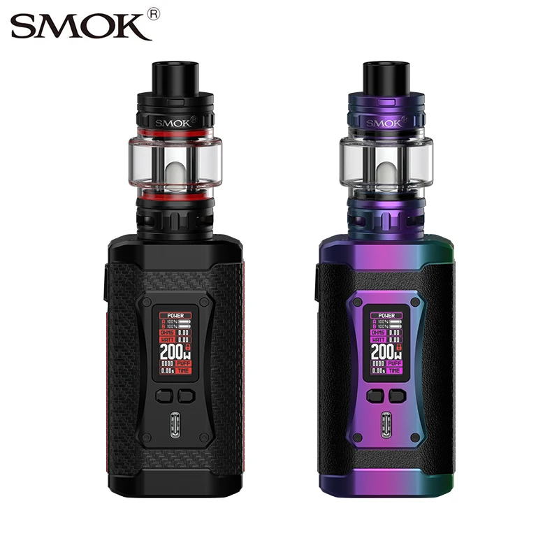 Original SMOK Morph 2 Kit 230W Morph 2 MOD 7.5ML TFV18 Tank Fit TFV18Mesh Coil Electronic Cigarette Vaporizer Support Dual 18650