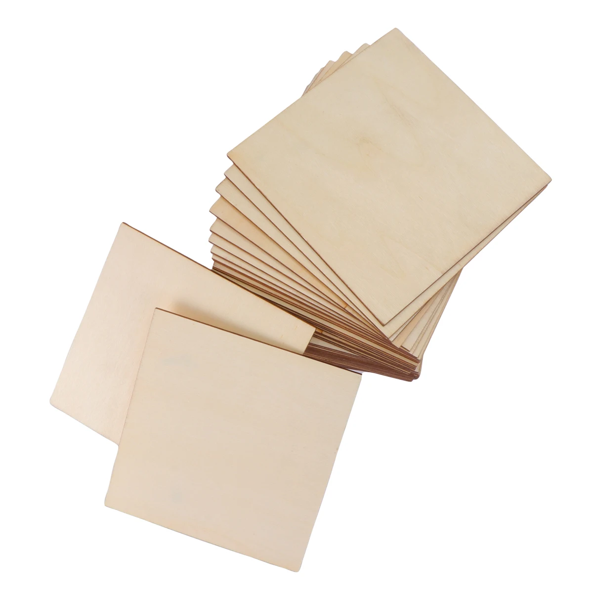 

36 Pcs Wood Chips Interior Decoration Class Ornament Craft Log Wedding Precut Bamboo Slices Board