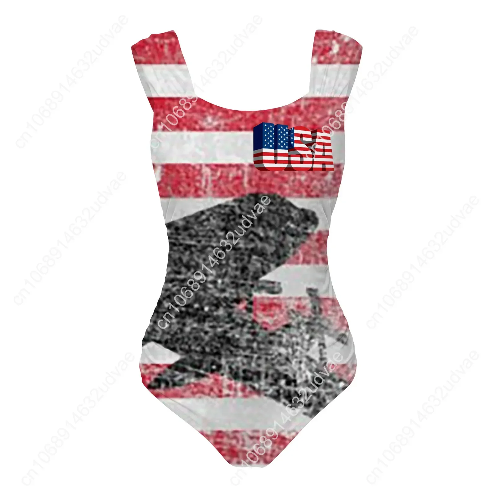 P-3 Orion Vintage Flag Swimsuit Wide Strap Women Bathing Suits Personalized Swimwear Pool Party Sexy Bikini Customize Beachwear