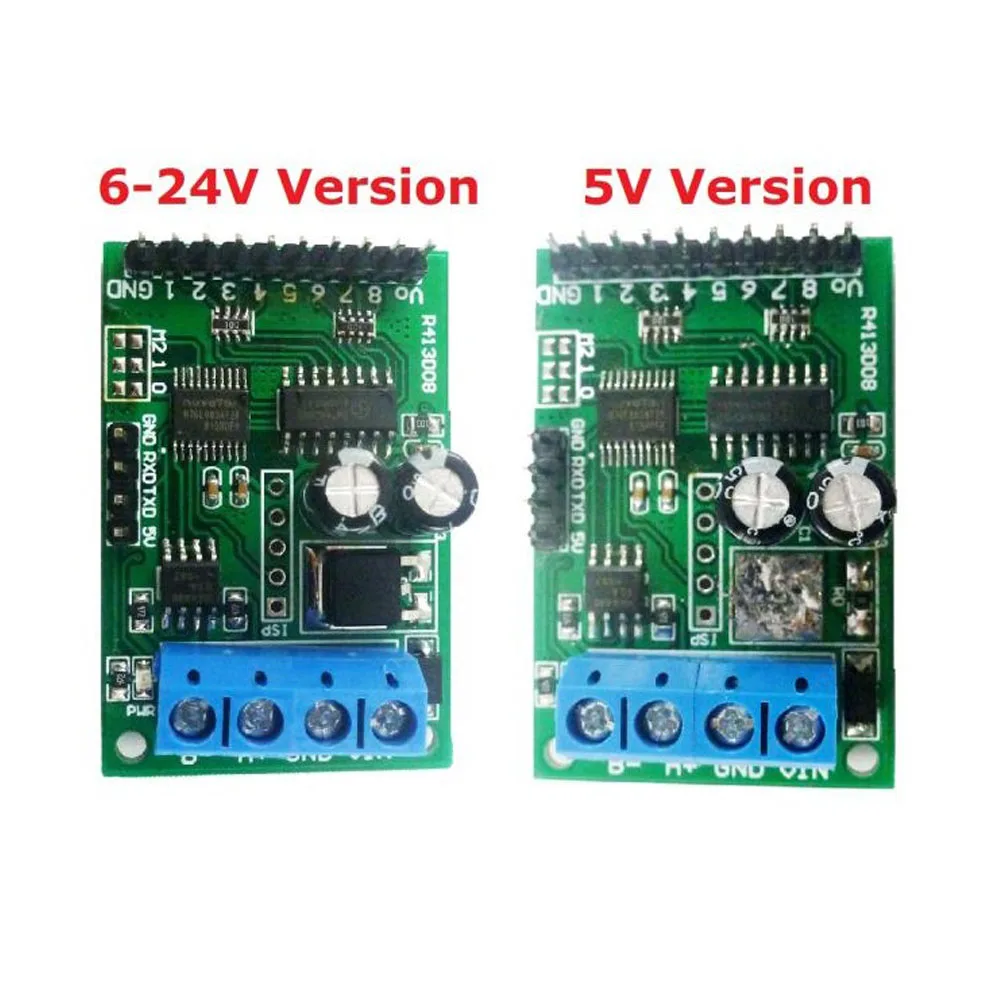 8CH DC 5V 12V 24V RS485 RS232 (TTL) Modbus RTU Control Module Modbus Rtu Protocol AT Instruction Multifunctional Relay Board PLC