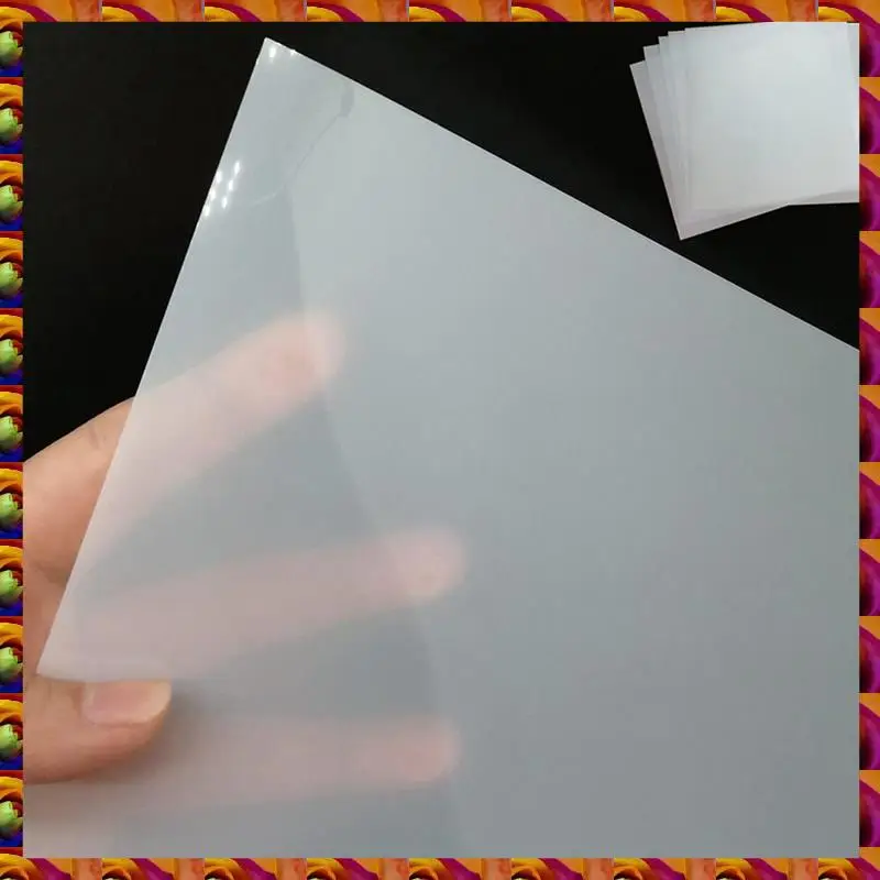 12 Sheets 7.5Mil Mylar Sheet 12 X 12 Inch Milky Translucent PET Blank Stencil Making Sheet Durable (7.5Mil)