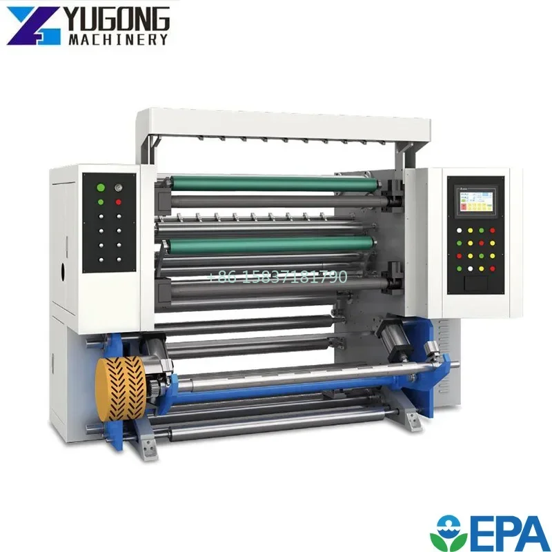 Thermal Paper Roll Slitting Cutting Machine Widely Using Paper Die Cutting Creasing Electric Die Cut Embossing Production Line