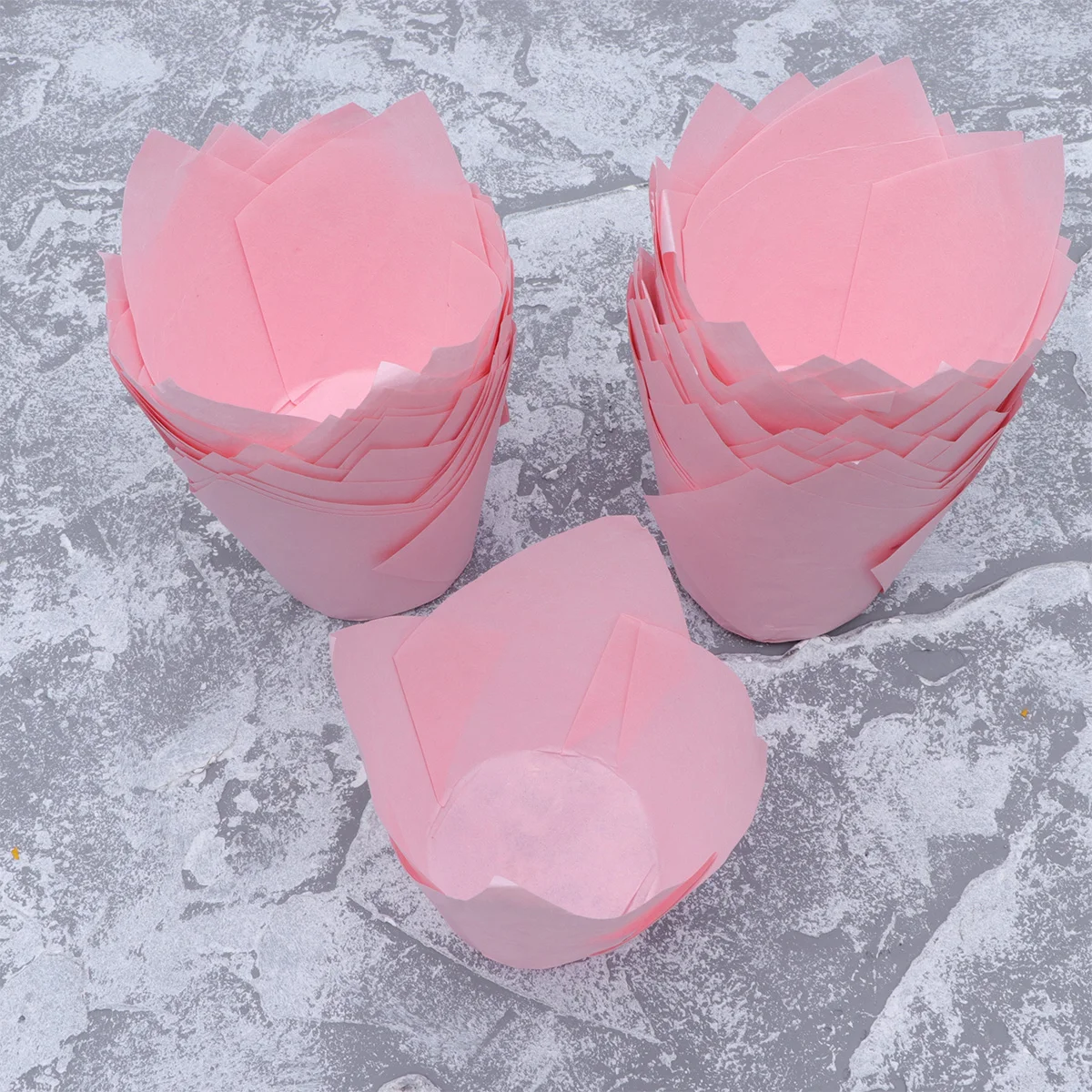 

100 pcs Cupcake Paper Baking Cups Tulip Tulip Cupcake Wrappers Mini Muffins Decorative Wrappers for Party