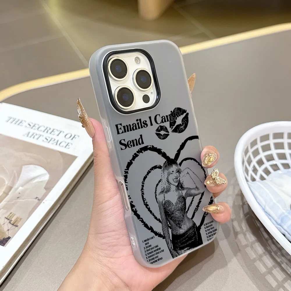 المغني S-سابرينا C-Carpenter للصدمات ماتي كاندي اللون 2 في 1 جراب هاتف لسامسونج S23 S24 S25 زائد الترا إيدج 5G غطاء