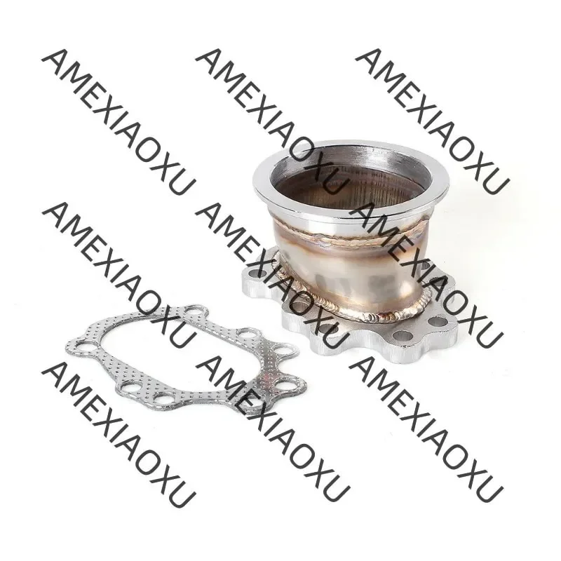 Turbo Adaptor Flange 8 Bolt 3inch 76mm V Band Turbine Outlet Downpipe Flange For T25 T28 Gt25 Gt28