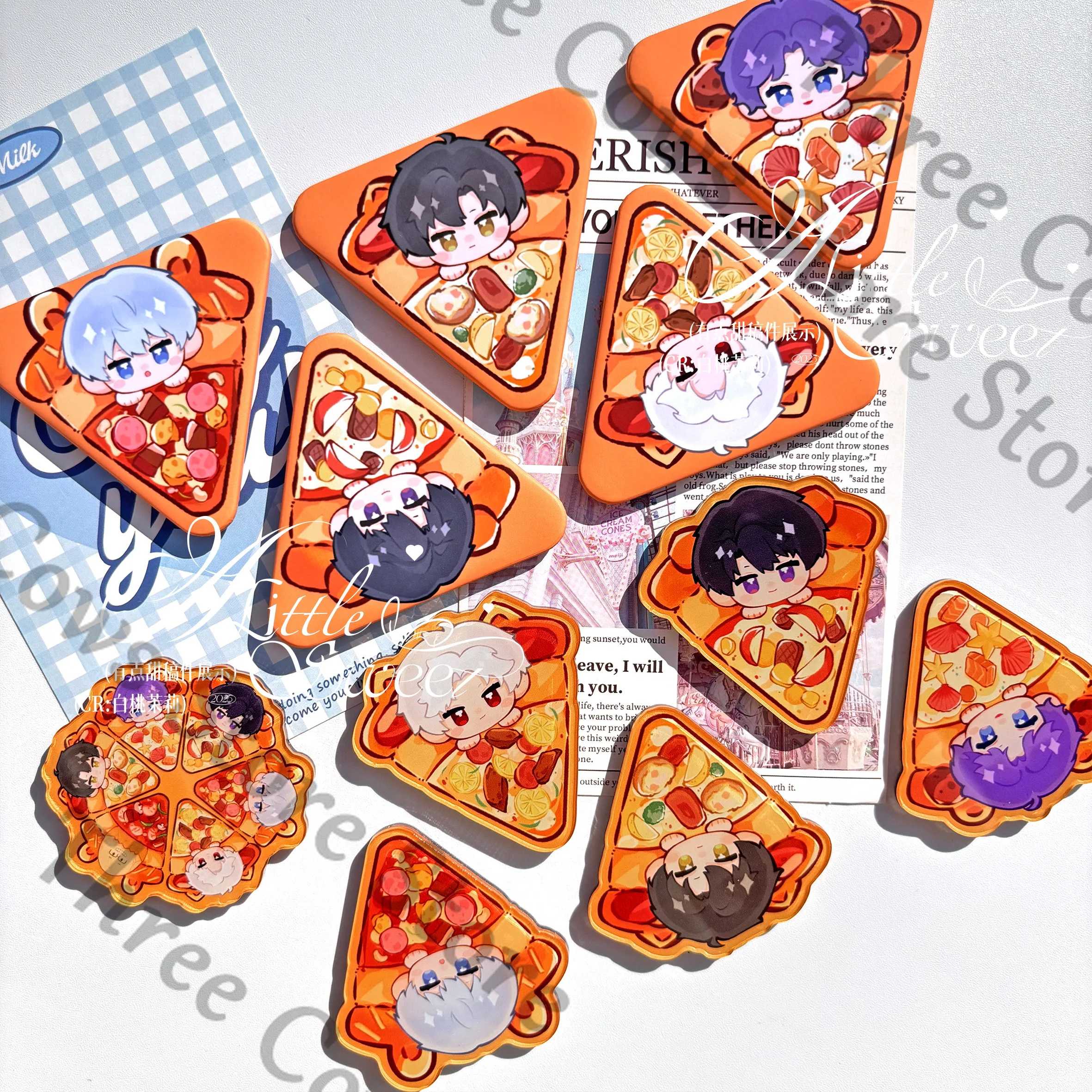 

Аниме Love and Deepspace Xavier Sylus Caleb Rafayel Zayne косплей магнит на холодильник значок эмблема акриловые магниты на холодильник подарок