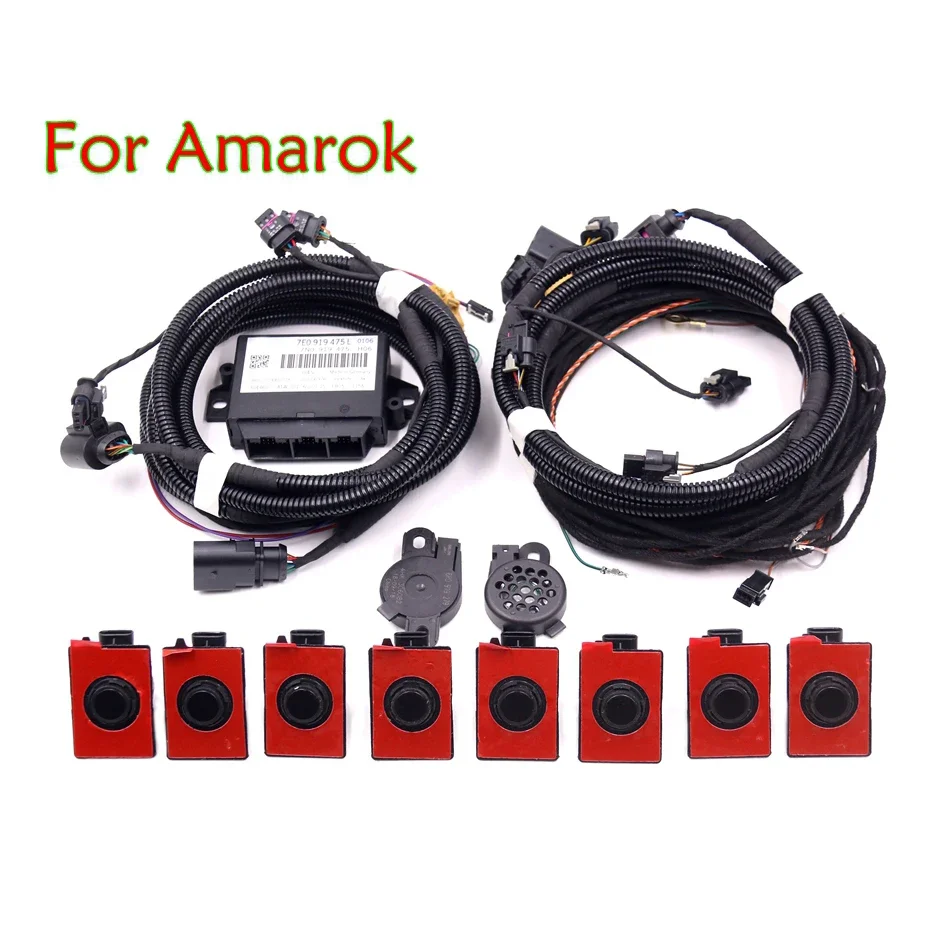 FOR VW Amarok Park Pilot Front and Rear 8 Sensor 8K Parking PDC OPS without PDC Button