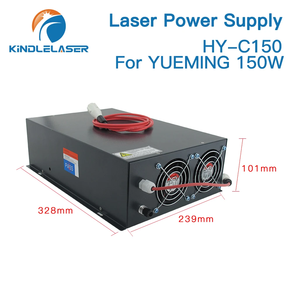 KINDLELASER HY-C150 CO2 alimentatore Laser 150W per YUEMING incisione/macchina di taglio