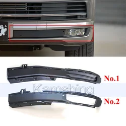 Kamshing Front Bumper Fog Light Grille For Volkswagen Transporter Multivan T6 2016-2019 Foglamp Cover Front Foglight Frame