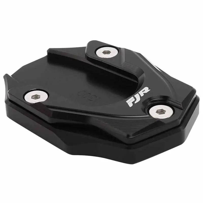 Portable Motorcycle Kickstand Pad For FJR1300 FJR 1300 2001-2019 Side Stand Plate Extension Pad Black Replacement Parts