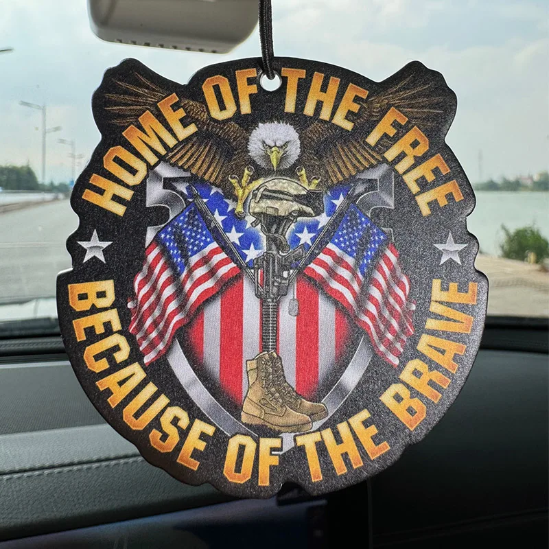 Home of the Free American Flag Eagle Flag Special Edition Cologne (4711 Special Edition, Classic for Both Men and Women) Unisex Car Fragrance and Non-Toxic Air Freshener |   Natural Essential Oils and Aromatherapy Scent Tablets (Noroili/Grapefruit/Cedar) |   Hanging Type and Dual-Purpose with Vent Clip |   Long-Lasting Fragrance for 60-90 Days |   Deodorize and Purify the Air |   Suitable for Use in Cars, Homes, Wardrobes, and Bathrooms. |   Card