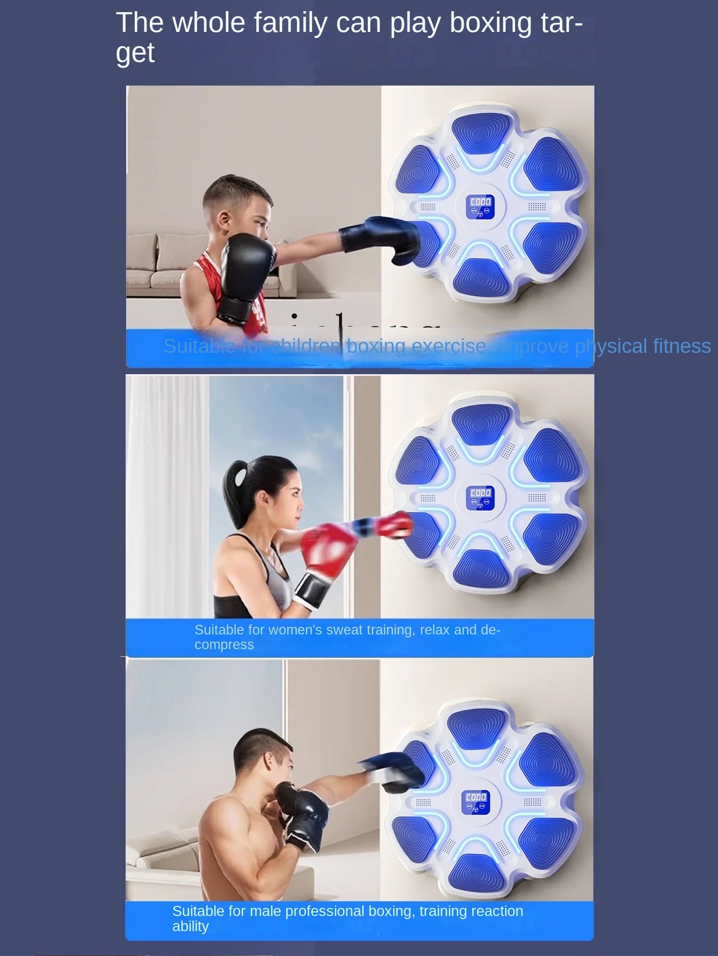 ZC Birthday Gift for Boy Ten-Year-Old Children's Toys Educational Small Practical Music Boxing Machine