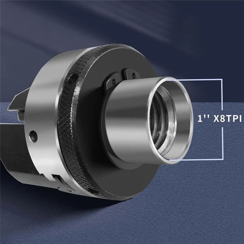 BAAG-2 นิ้ว 2-Jaw ปากกาเจาะเครื่องกลึงไม้ Chuck 1 นิ้ว X 8TPI ด้ายโดยตรง, เฉพาะปากกาเจาะเครื่องกลึง Chuck Chuck