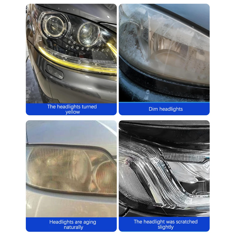 Restaurateur de lentilles de phares automobiles, liquide polonais multifonctionnel pour tous les phares
