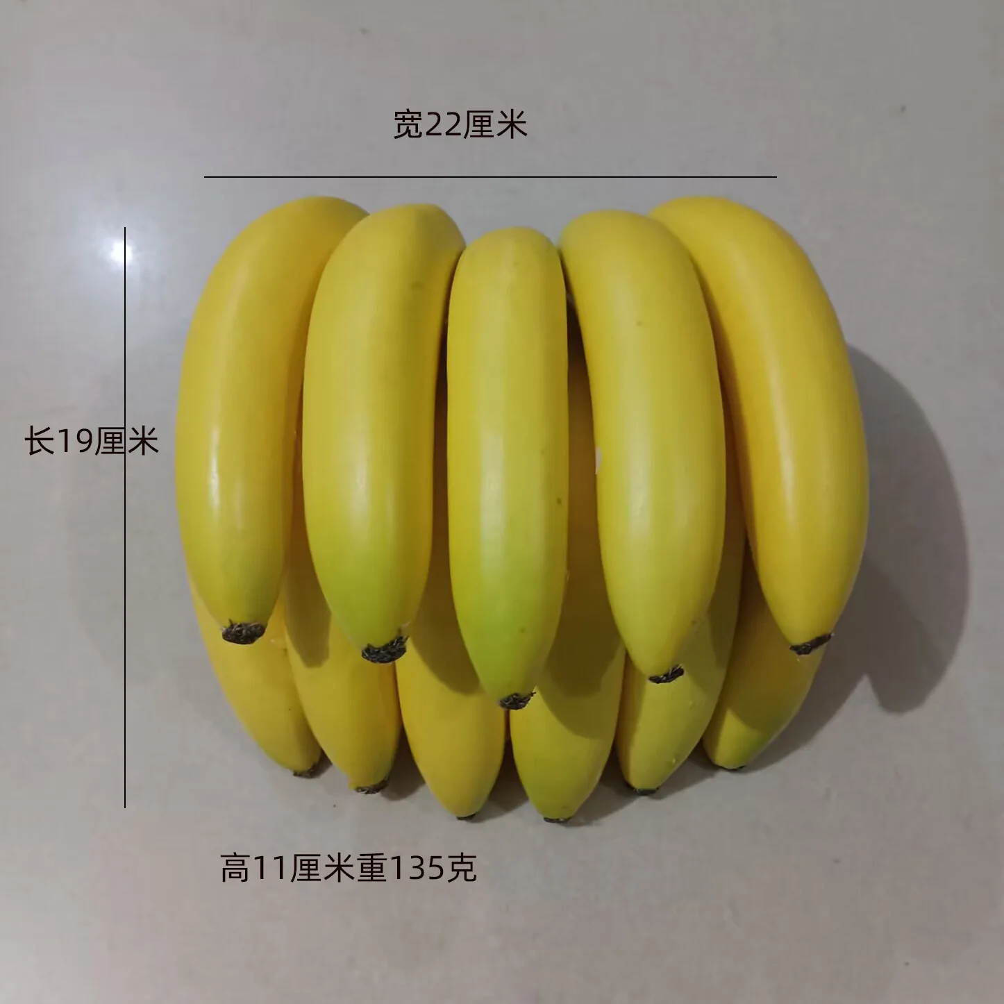 Kunstmatige banaan nep fruit plastic model decoratief huis fruitwinkel foto rekwisiet display simulatie banaan huisdecoratie