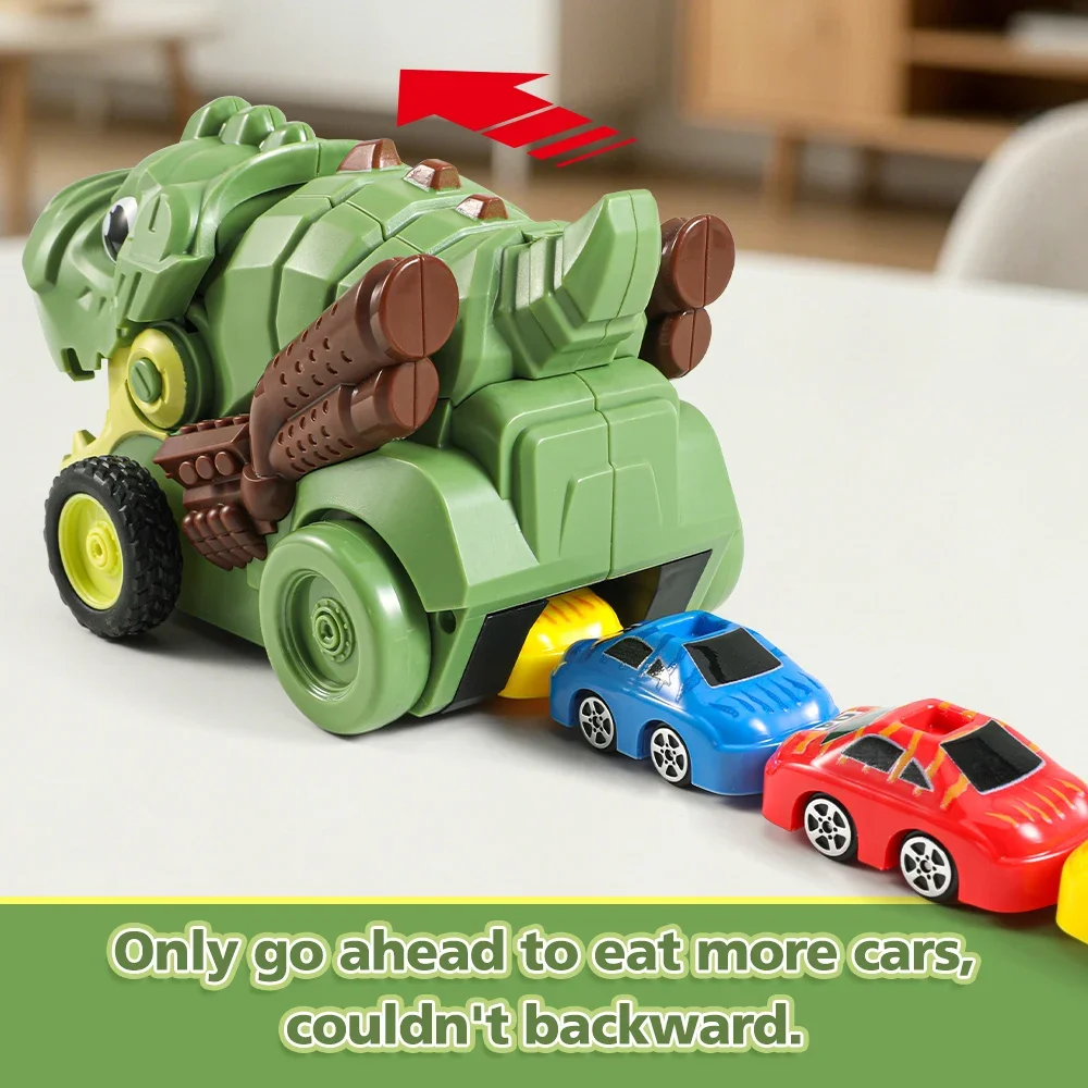 Remote Control Greedy Snake Dinosaur Eating Battle Toy Car Two Player Versus Interactive Racing Game Vehicle Competitive Toy view 4