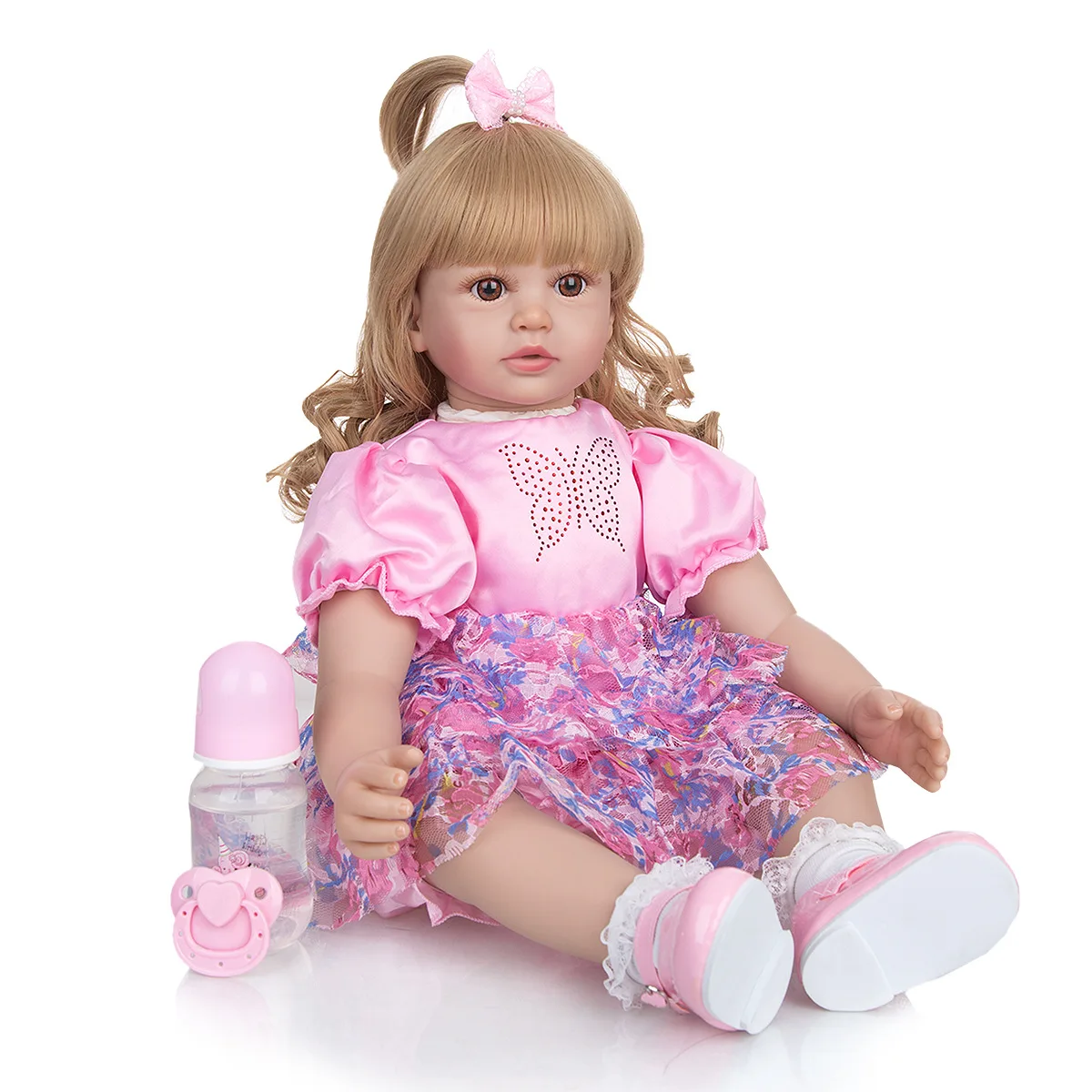 

Silicone Baby Dolls Reborn Cloth Doll Finished Painted Art Collection Toy Gift For Girls Christmas Gift Muñecas Reborn Newborn