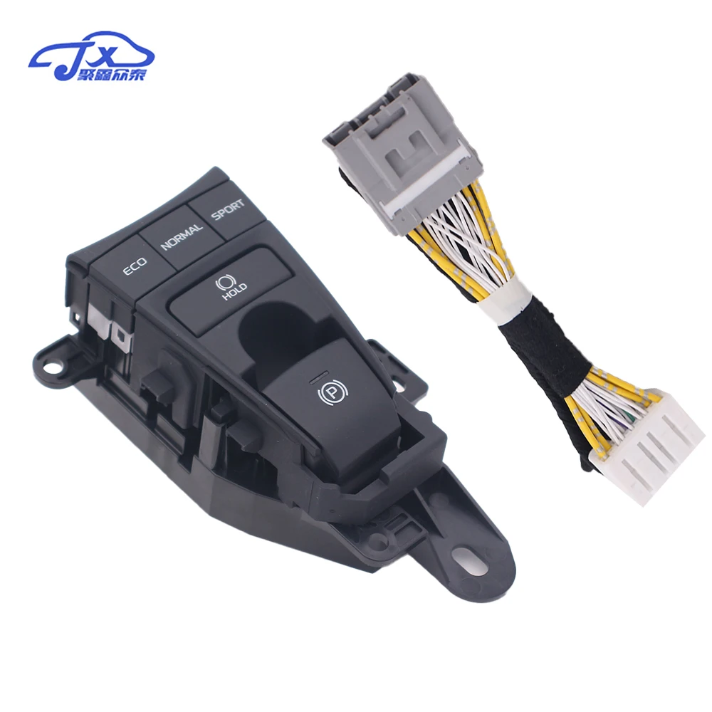 Electronic Brake Switch P-switch Handbrake Button ECO Button Sport Mode Switch Parking Hold for Toyota Camry 2018 2019 xv70 v70