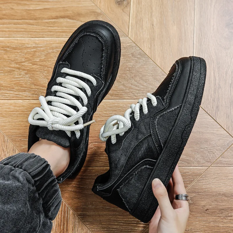 Fashion Designer Men\'s Shoes Breathable Sneakers Orange Platform Running Shoes Non Slip Tennis Shoe Outdoor Lace-up Casual Shoes