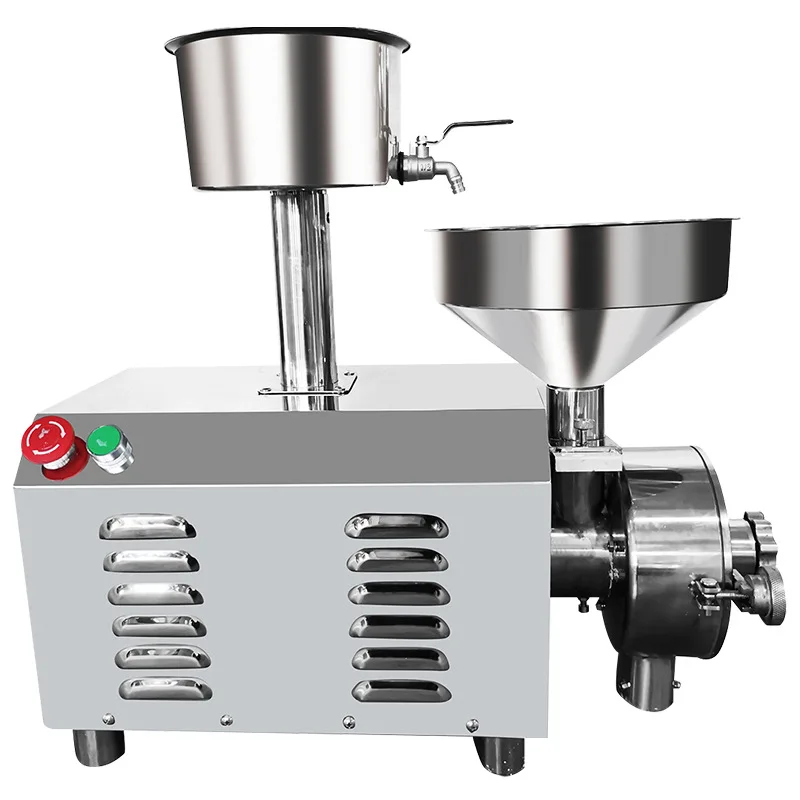 

304 stainless steel wet and dry refiner, grain pulverizer, commercial sesame mill