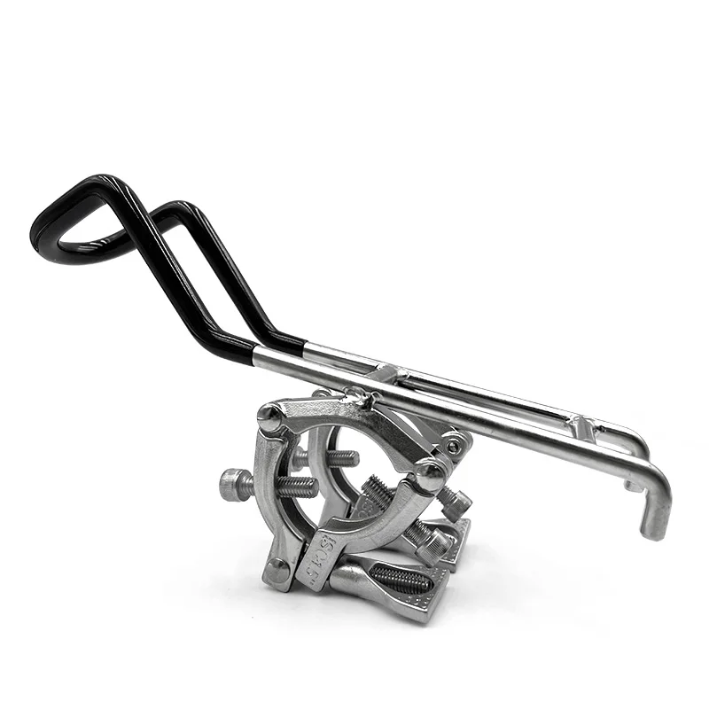 

Рыболовные инструменты, держатель для удочки из нержавеющей стали, регулируемые стойки для удочек, двойной зажим, держатель для удочек для лодки для яхты