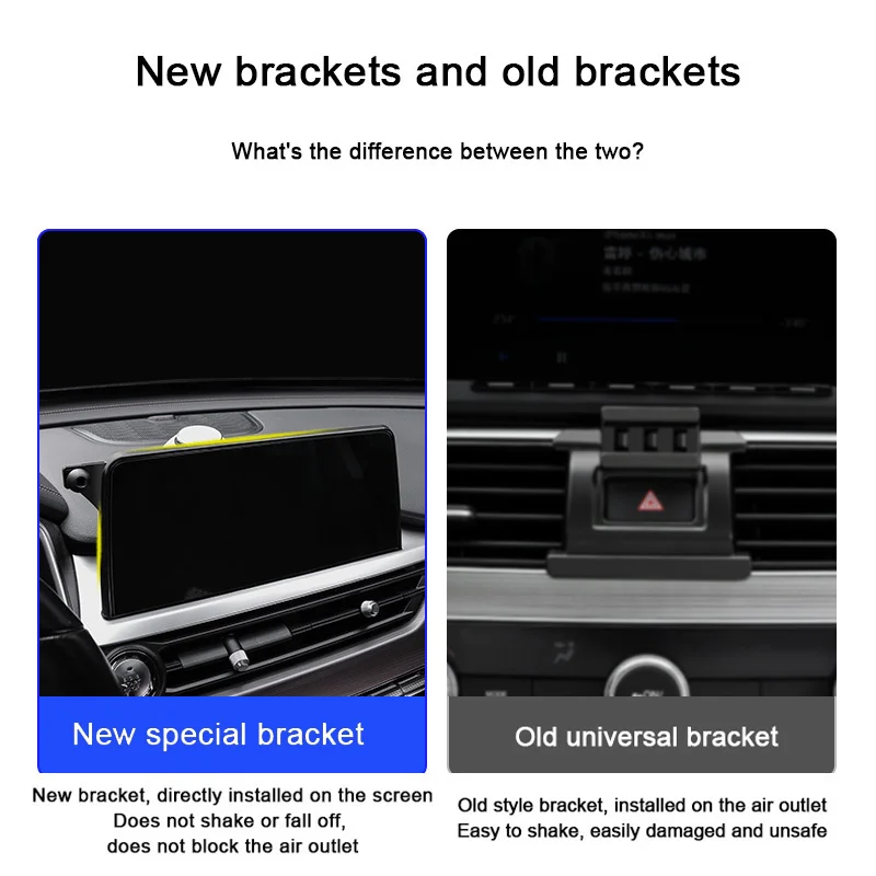 Picture 3: For CHERY Tiggo 9 5X Tiggo 7 Plus Tiggo 8 Pro Max Car Mobile Phone Holder Screen Monitor Navigation Bracket Base Stand Accessory