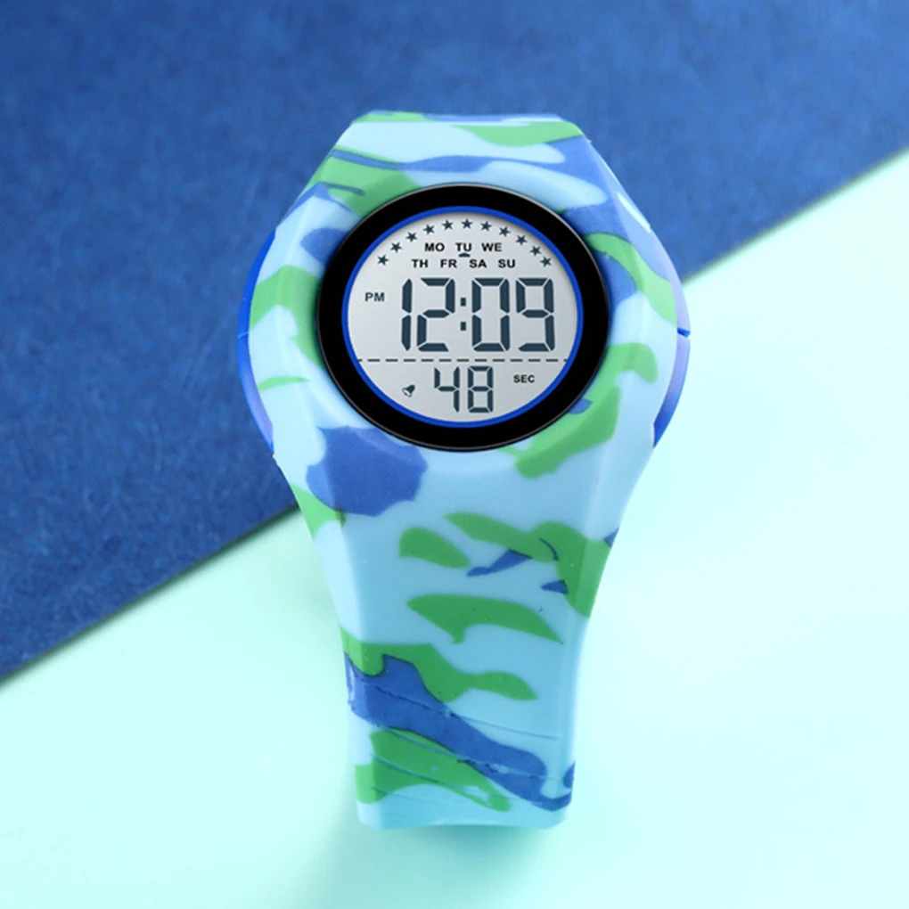 ساعة رقمية مع منبه مؤقت لا تفوت أبدًا تذكرات مهمة لوظيفة ساعة توقيت الطفل باللون الوردي #3