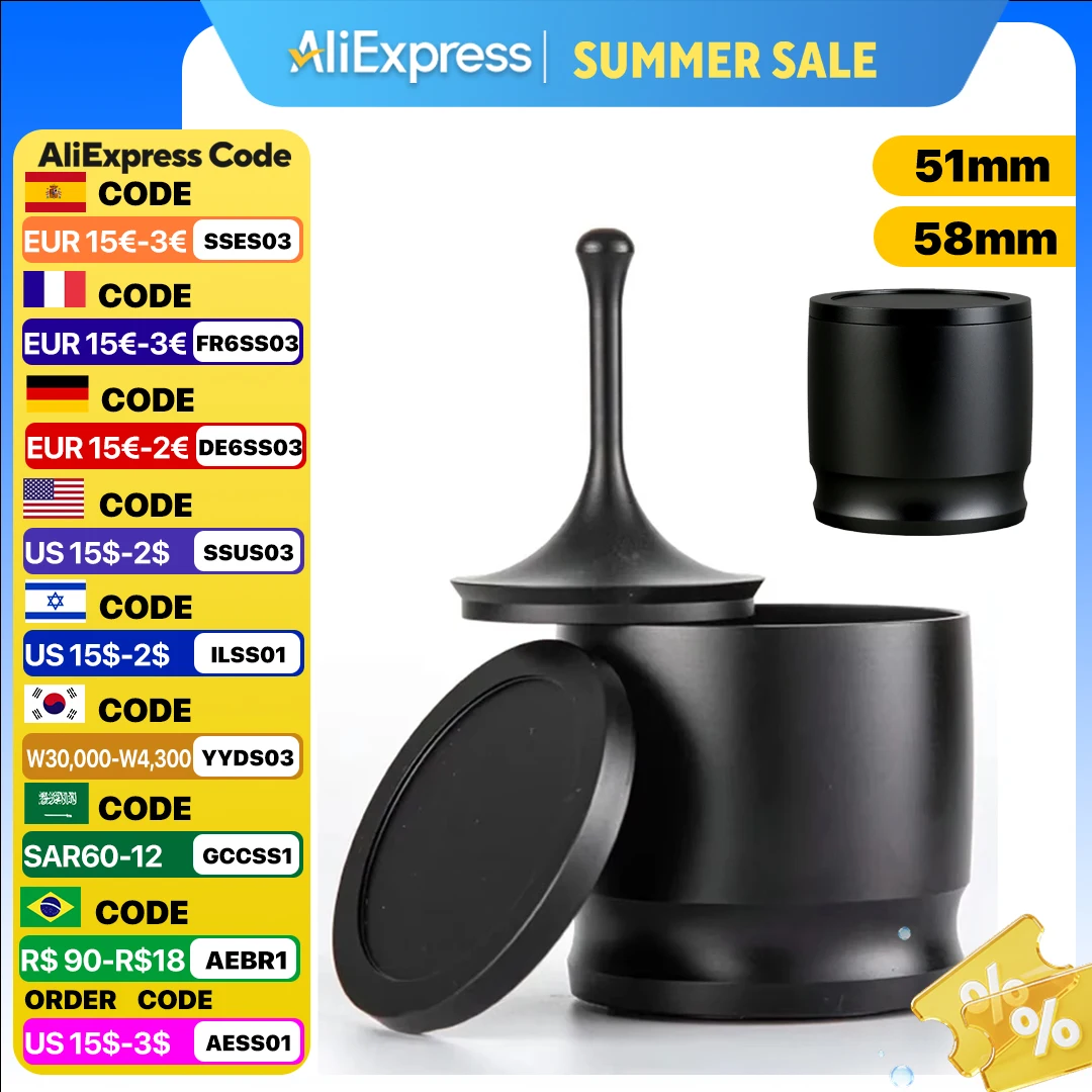 Coffee Dosing Cup, 51mm,58mm,Aluminum Alloy Espresso Dosing Funnel, Brewing Bowl, Portafilter Dosing Ring, Coffee Accessories