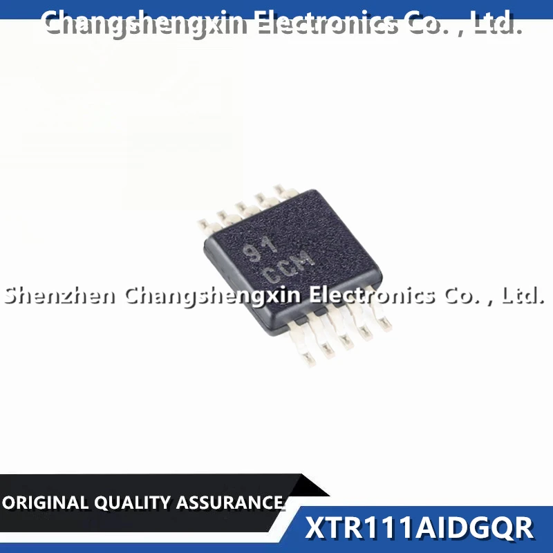 

10 Pieces New Original XTR111AIDGQR MSOP10 Precision Voltage To Current Converter/Transmitter Chip