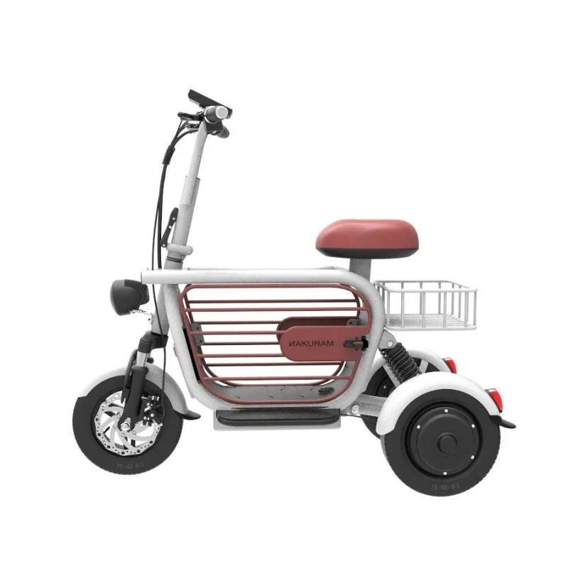 Elektrisches Dreirad, kleiner Roller, Freizeit-Batterieauto