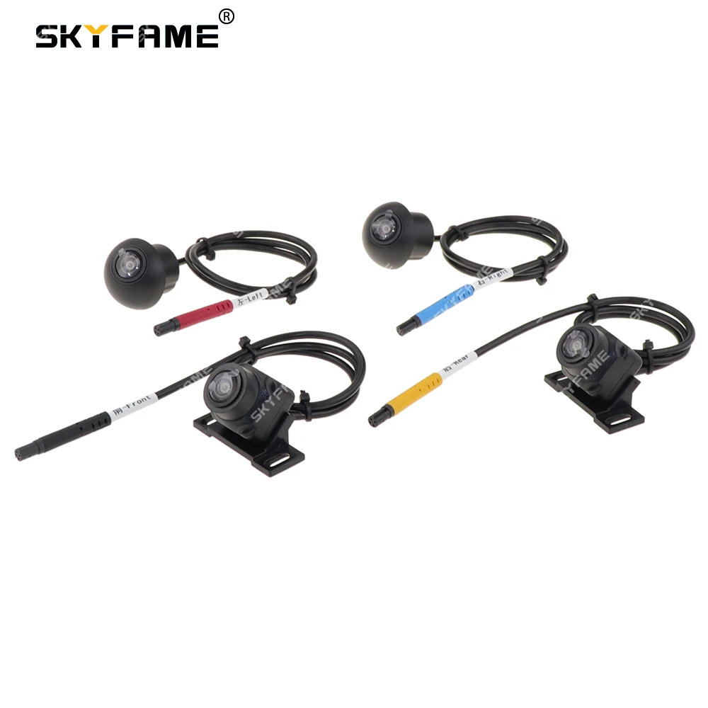 SKYFAcloser-Câblage de voiture 16 broches, adaptateur SFP, décodeur, radio Android, câble d'alimentation pour caméra panoramique à 360 degrés