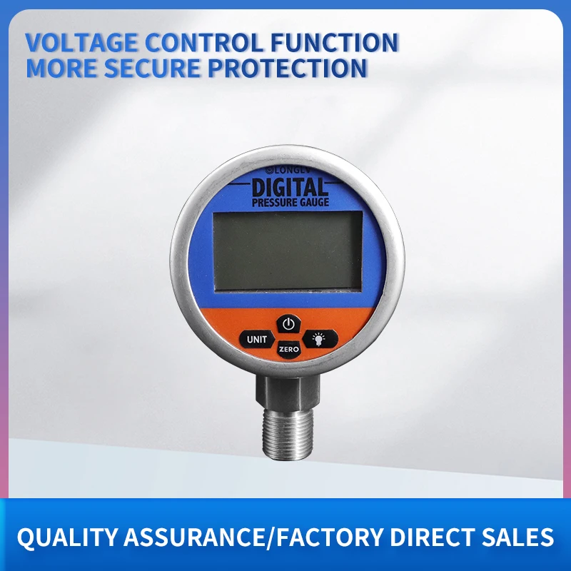 LONGLV YL-808 مقياس الضغط الرقمي الذكي ماكينة هيدروليكية ضغط الزيت ضغط المياه