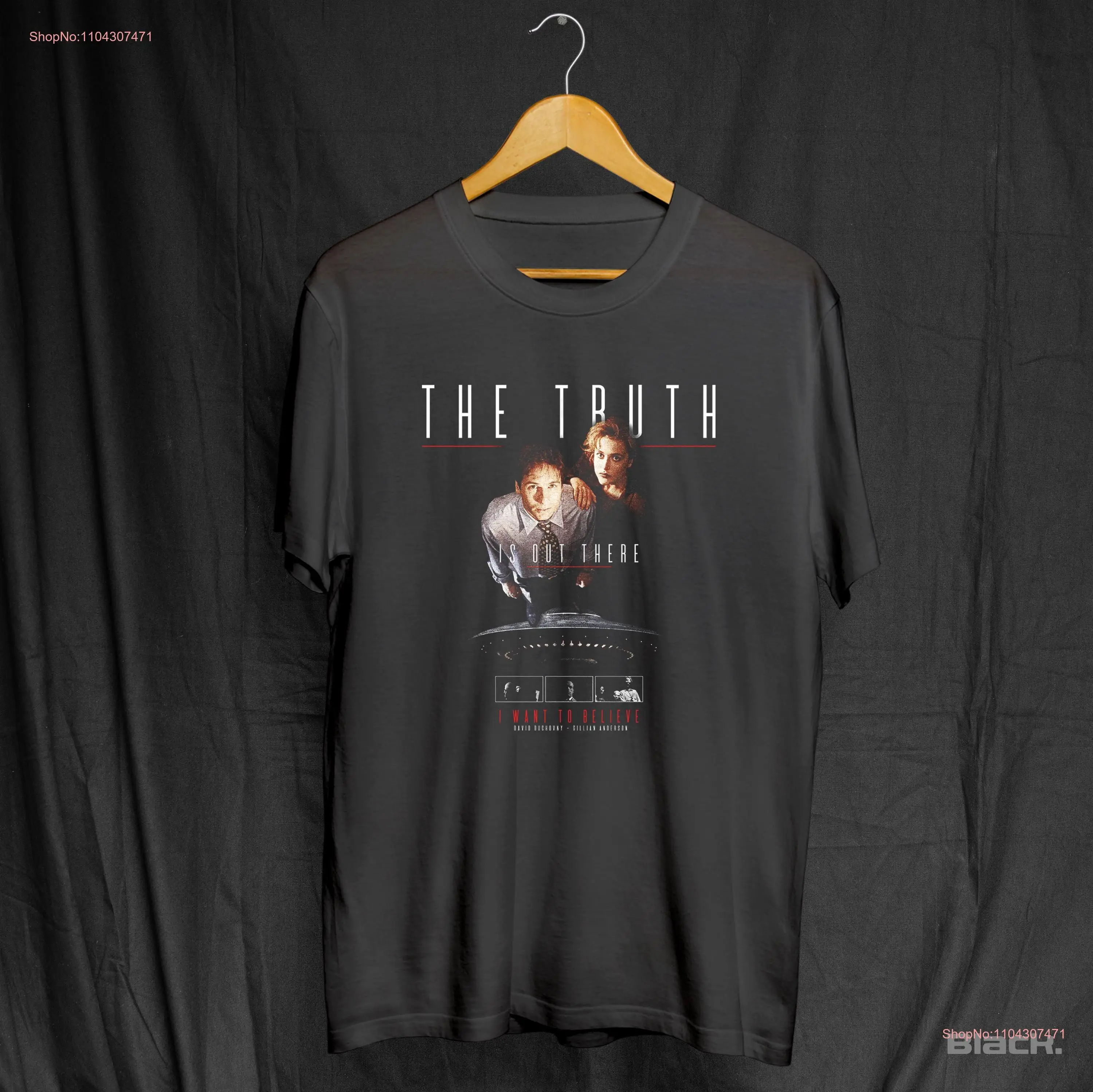 X Files original T Shirt Mulder and Scully tee The truth is out there design Vintage movie Vvintage 90s