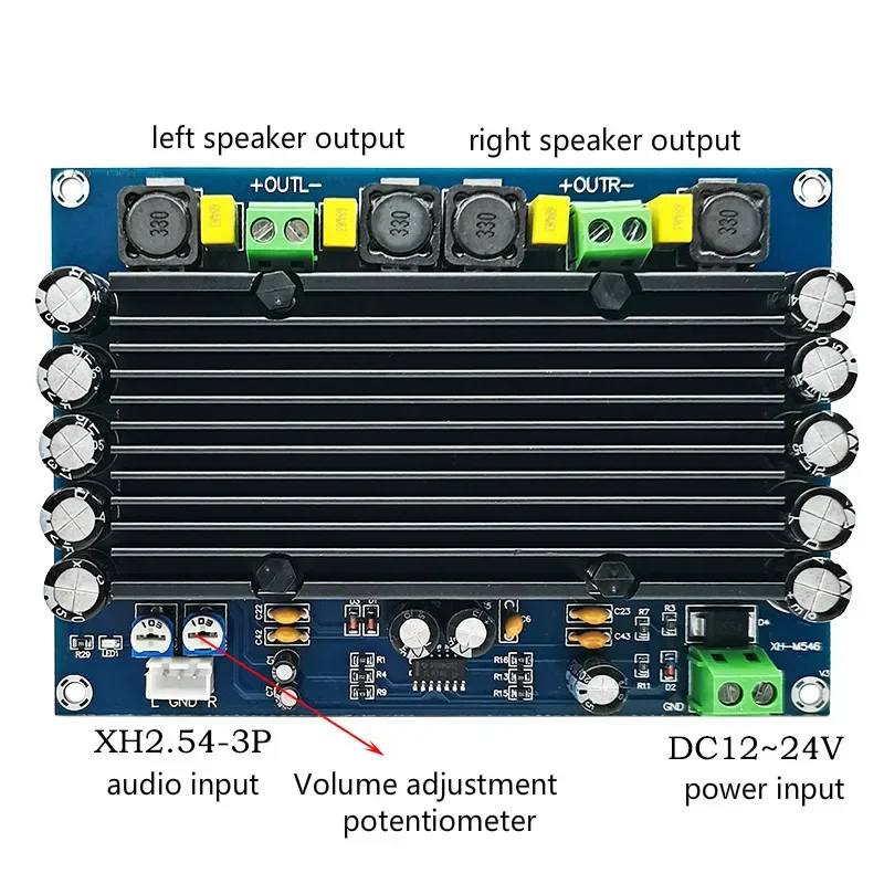 SOTAMIA 150W 파워 앰프 보드, 2.0 스테레오 디지털 사운드 앰프 스피커, 홈 오디오 미니 앰프, TPA3116D2