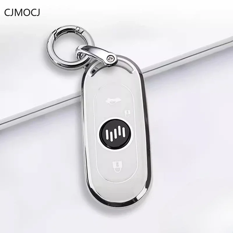 

For WM Motor E5/EX5/W6 Car TPU Key Case Key Chain Protective Case Car Accessories