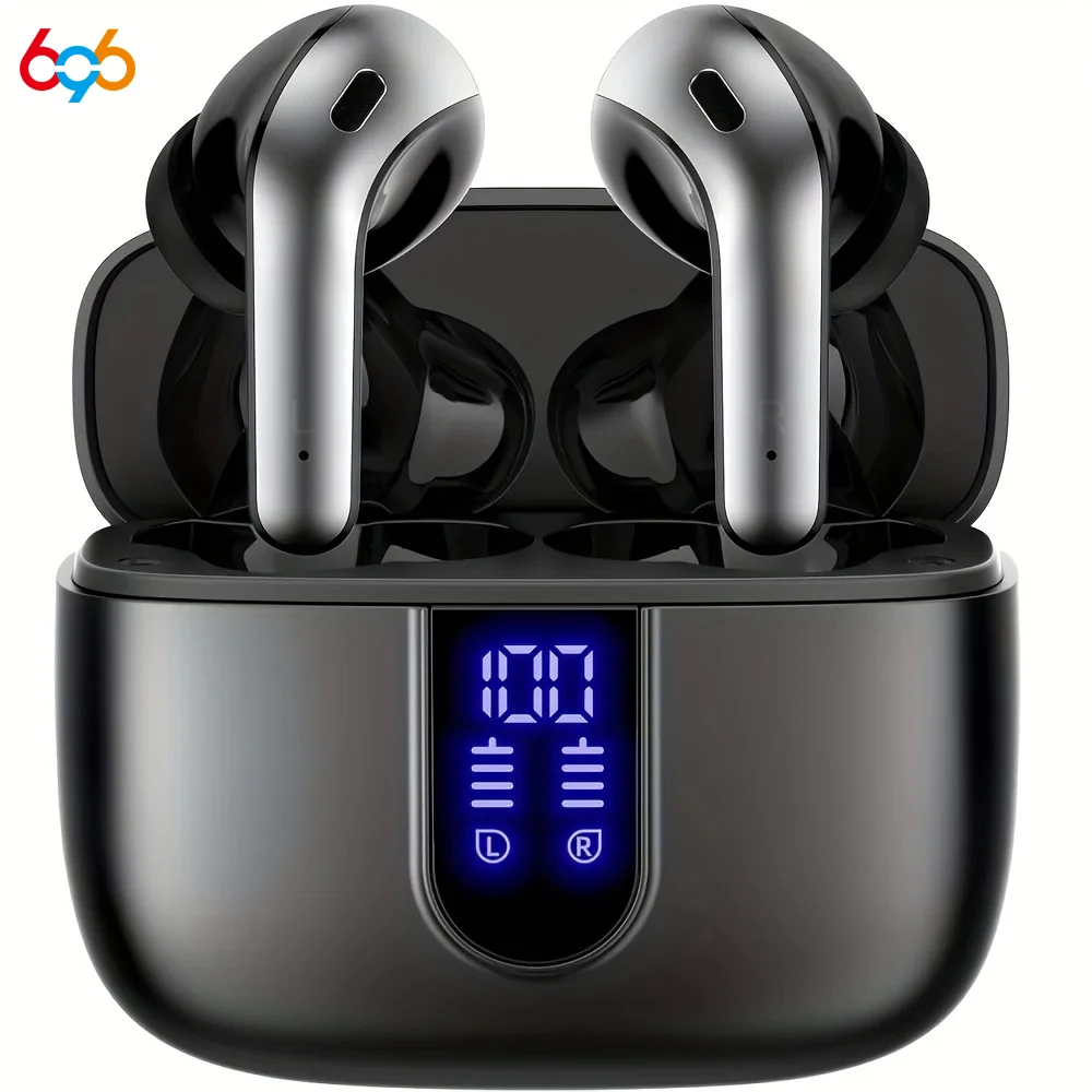 

Blue Tooth Headset Touch Control Headphone Voice Control Sports Gaming Earphone With Microphone IPX7 Waterproof Men Women Gift