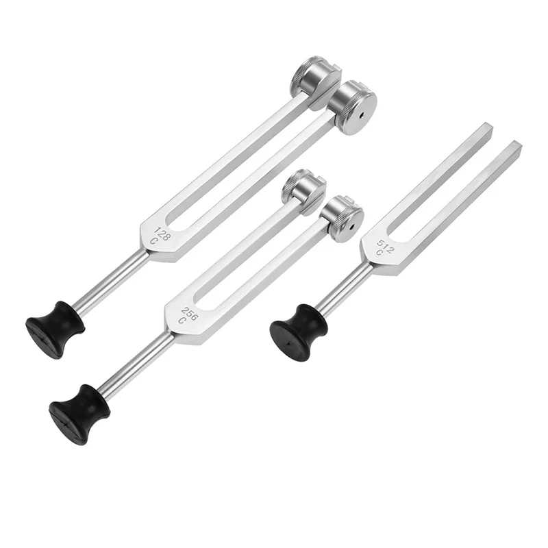 ชุดส้อมเสียง4ชิ้น (4096C MI528 128C OM136.1) สำหรับ Solfeggio สำหรับจักระการบำบัดด้วยเสียงการบรรเทาความเครียด