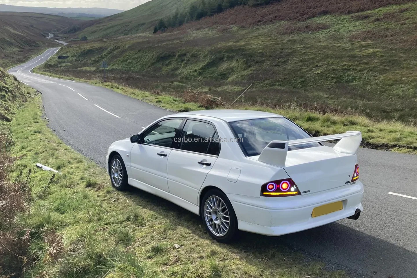 تعديل كامل LED الخلفية الذيل مصباح لميتسوبيشي لانسر 2001-07 EX EVO جديد 24 فولت قطع غيار السيارات التبعي #5