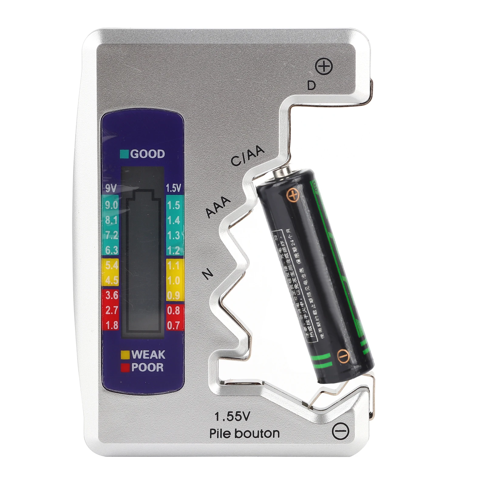 90 x 60mm Digital Battery Tester Rechargeable Battery Checker Measuring Tool Battery For Testing Electronic Tool Battery