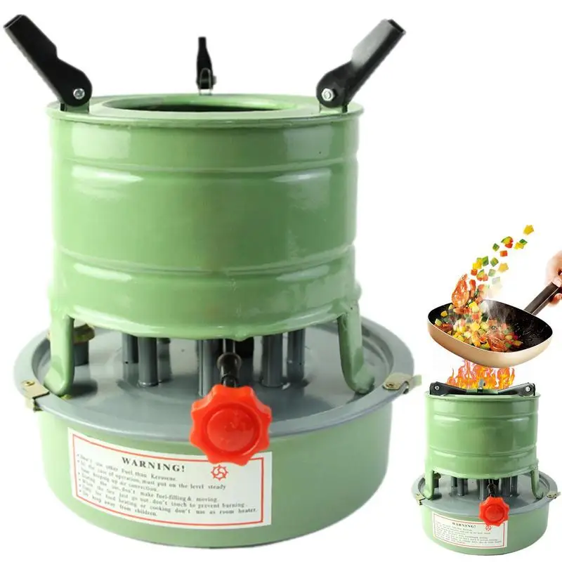 Portable 8-Wick Stove Stainless Outdoor Kerosene Heater Ventilation Camping Stove Home/Marine/Tent Heater