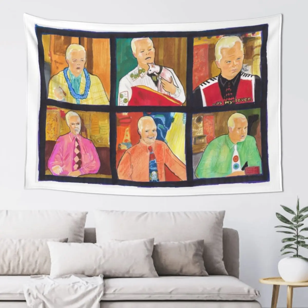 Gunther-Friends Tapestry Bedroom Decor Aesthetic Wall Art Home Decorations Aesthetic Bedroom Decorations Tapestry