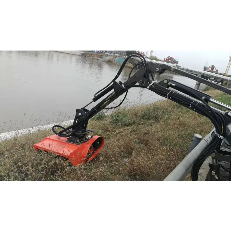 CE Certified Long Arm Mower Motor Engine Skid Steer Loaders Hydraulic Drive Boom Flail Cutter Featuring IoT Technology Bearing
