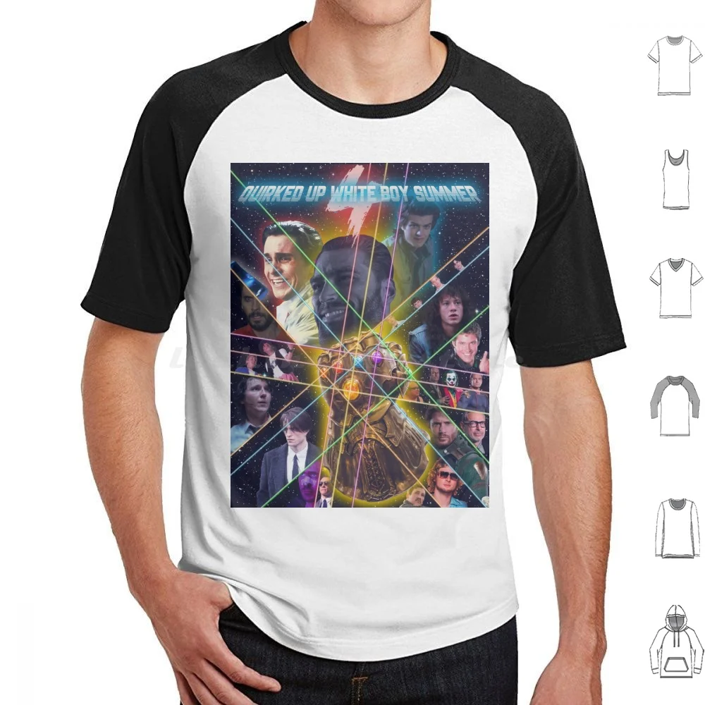 Quirked Up White Boy Summer 4 T Shirt Cotton Men Women DIY Print