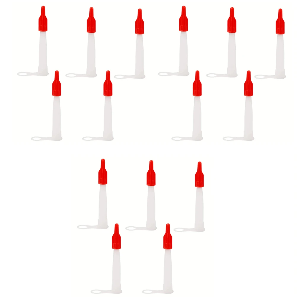 

Silicone Tube Nozzle Cap Replacement Tips Caulk With Red Nozzle Cartridge Spare Silicone Sealant Construction DIY Home Tool